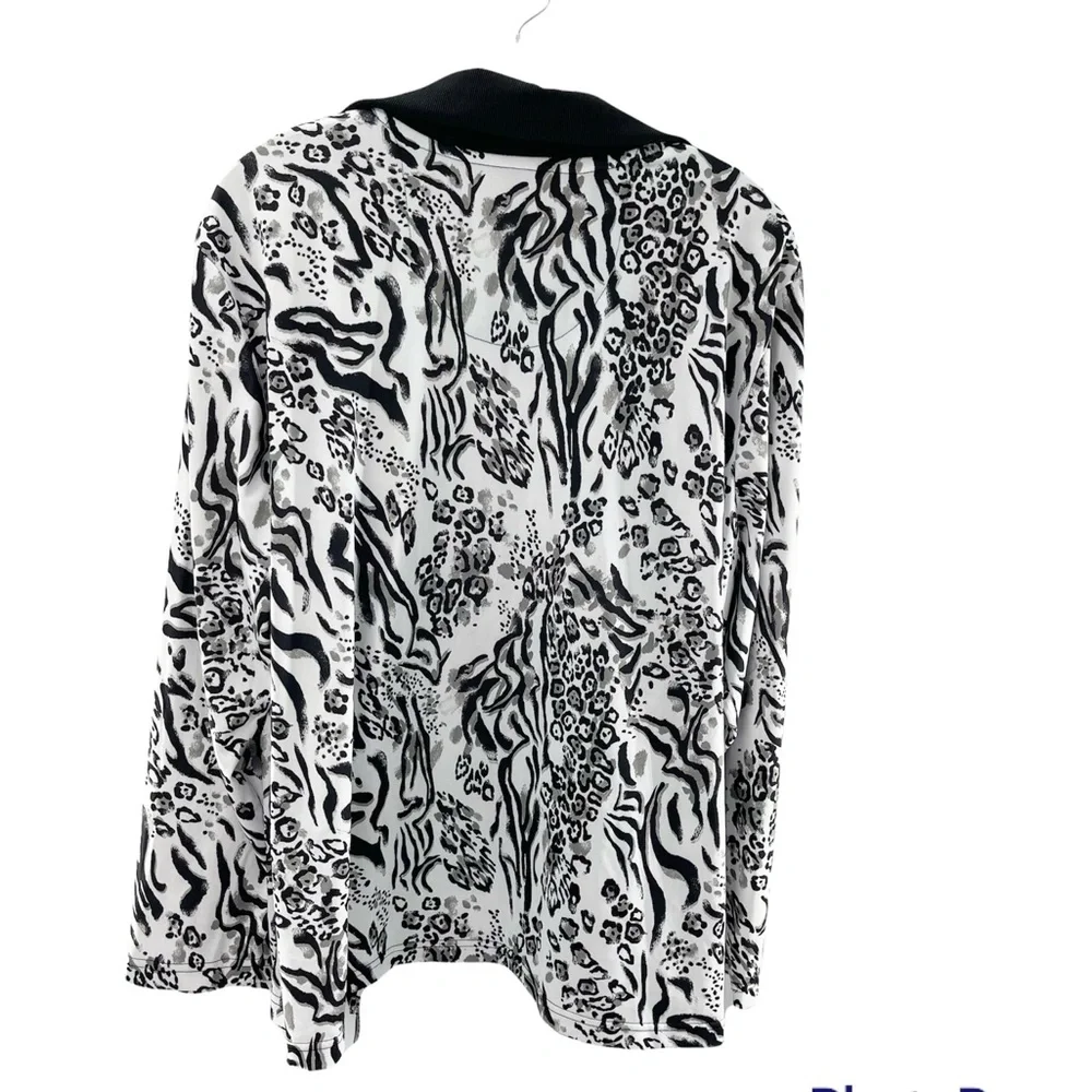Activology Full Zip Patterned Lightweight Jacket Size 2 X